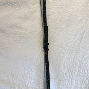 Black sparkle belt size large